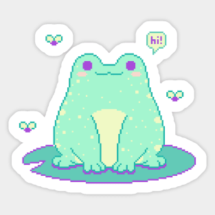 Cute Frog Sticker